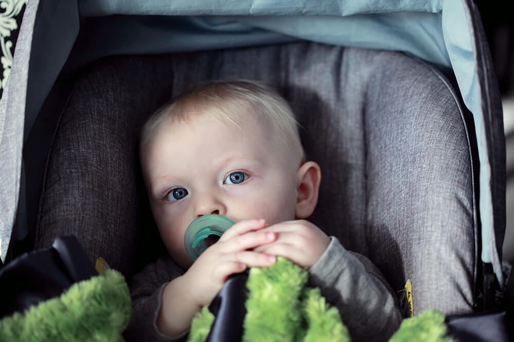 Baby in car seat 